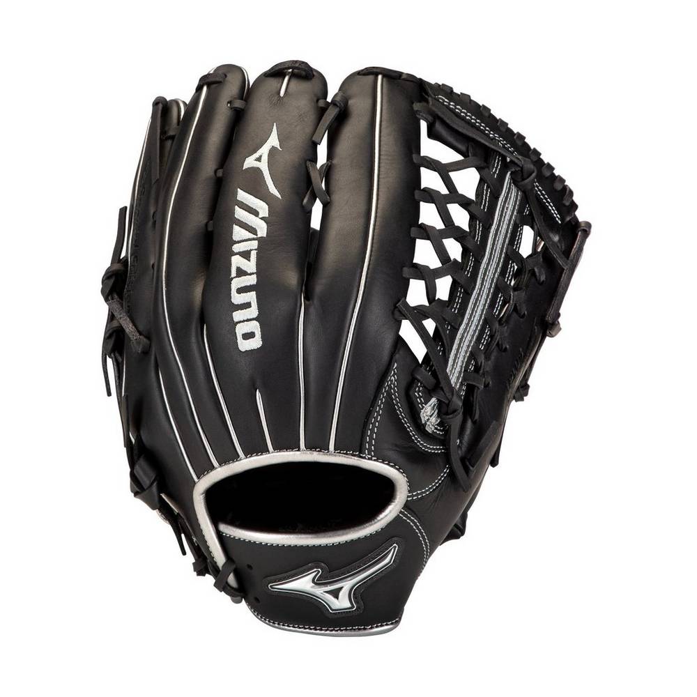 Luva Baseball Mizuno MVP Prime SE Outfield 12.75" - Mulher - Pretas/Prateadas - VLKMA3860